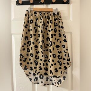 Leopard Print Women's Skirt